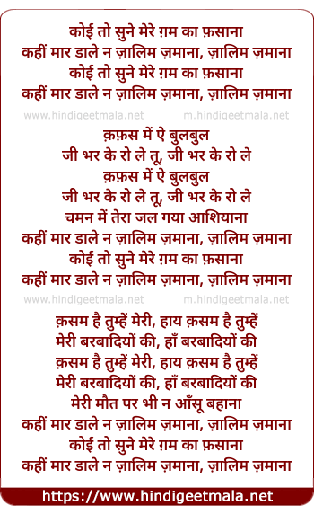 lyrics of song Koi To Sune Mere