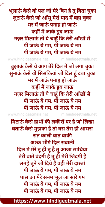 lyrics of song Pi Jaaun